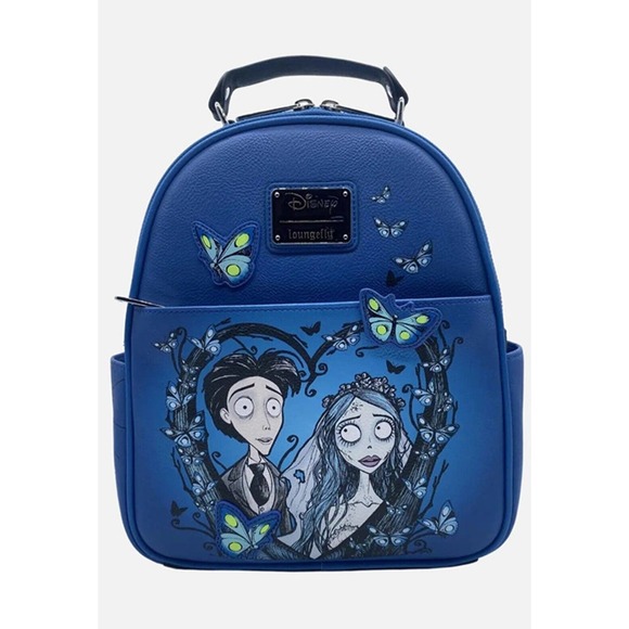 Loungefly Exclusive Tim Burton’s Corpse Bride GITD Mini Backpack NWT - Picture 1 of 6